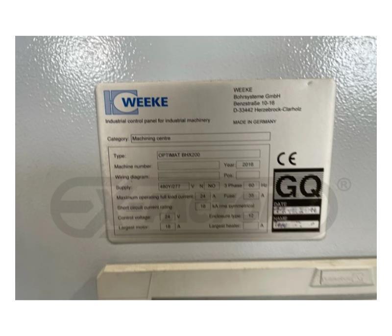 Used WEEKE BHX 200 CNC MACHINING CENTER (VERTICAL) for sale