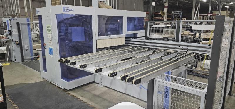 Used WEEKE BHX 500 CNC MACHINING CENTER (2-HEAD) for sale