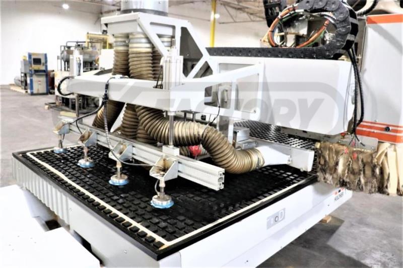 Used HOLZ-HER DYNESTIC 7516 FLAT TABLE MACHINE (W/ATC/BORING) for sale