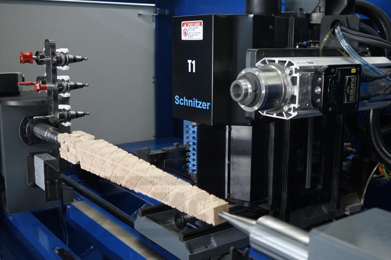 SN彫刻制作台4型 Brand new SCHNITZER 4X4 CNC CONTROLLED WOOD LATHE for sale