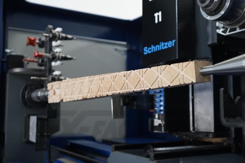 Brand new SCHNITZER 4X4 CNC CONTROLLED WOOD LATHE for sale