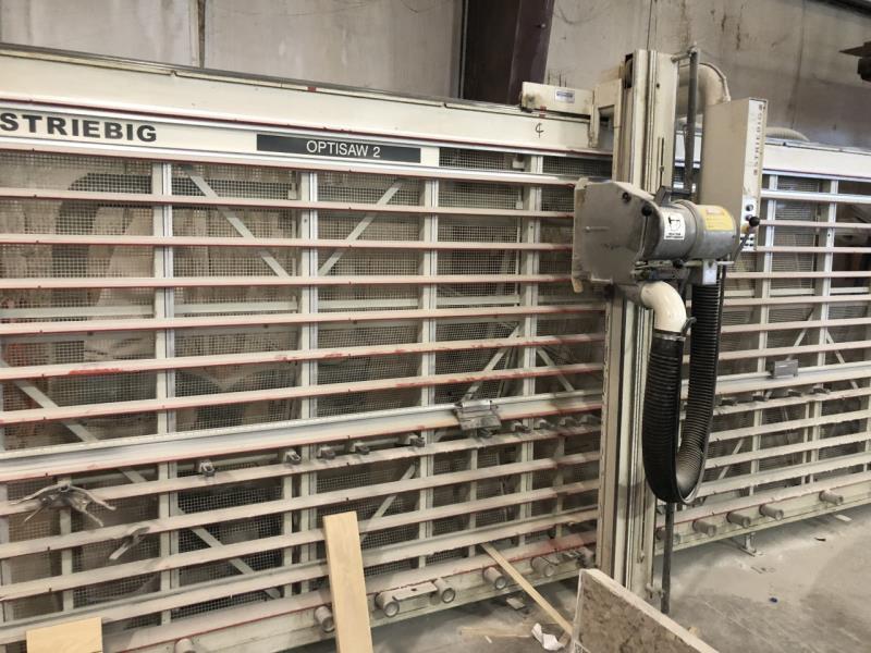 Used STRIEBIG OPTISAW II VERTICAL PANEL SAW