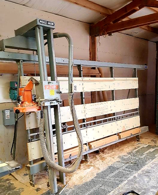 Used HOLZHER 1203 VERTICAL PANEL SAW (W/SCORING)