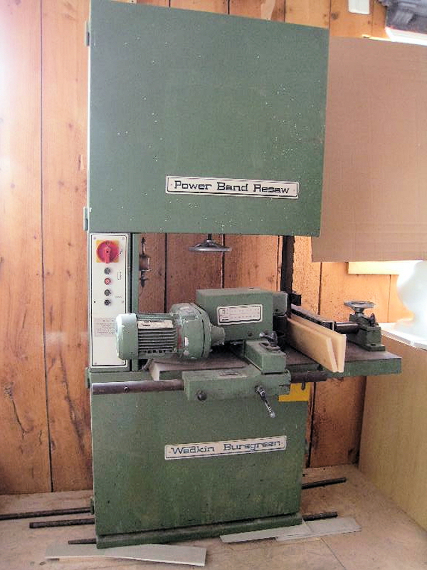 Used WADKIN PBR-HD BAND SAW (VERTICAL RESAW)