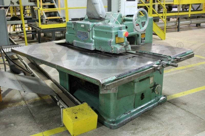 Used MATTISON 404 STRAIGHT LINE RIP-SAW (SINGLE BLADE) for sale