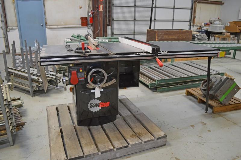 Used SAWSTOP 10 TABLE SAW for sale