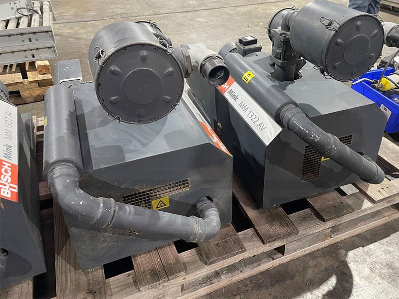 Used BUSCH MM 1322 A VV8 VACUUM PUMP, ROTARY (DRY CLAW) for sale